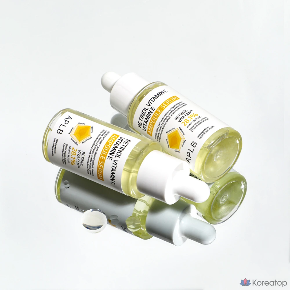 Ампульная сыворотка APLB Retinol Vitamin C Vitamin E Ampoule Serum, 40 мл, 1 шт.