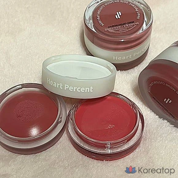 Помада и румяна Heart Percent Dot On Mood Custom Lip & Cheek, 7 цветов, 06 Bare Nude, 1 шт.