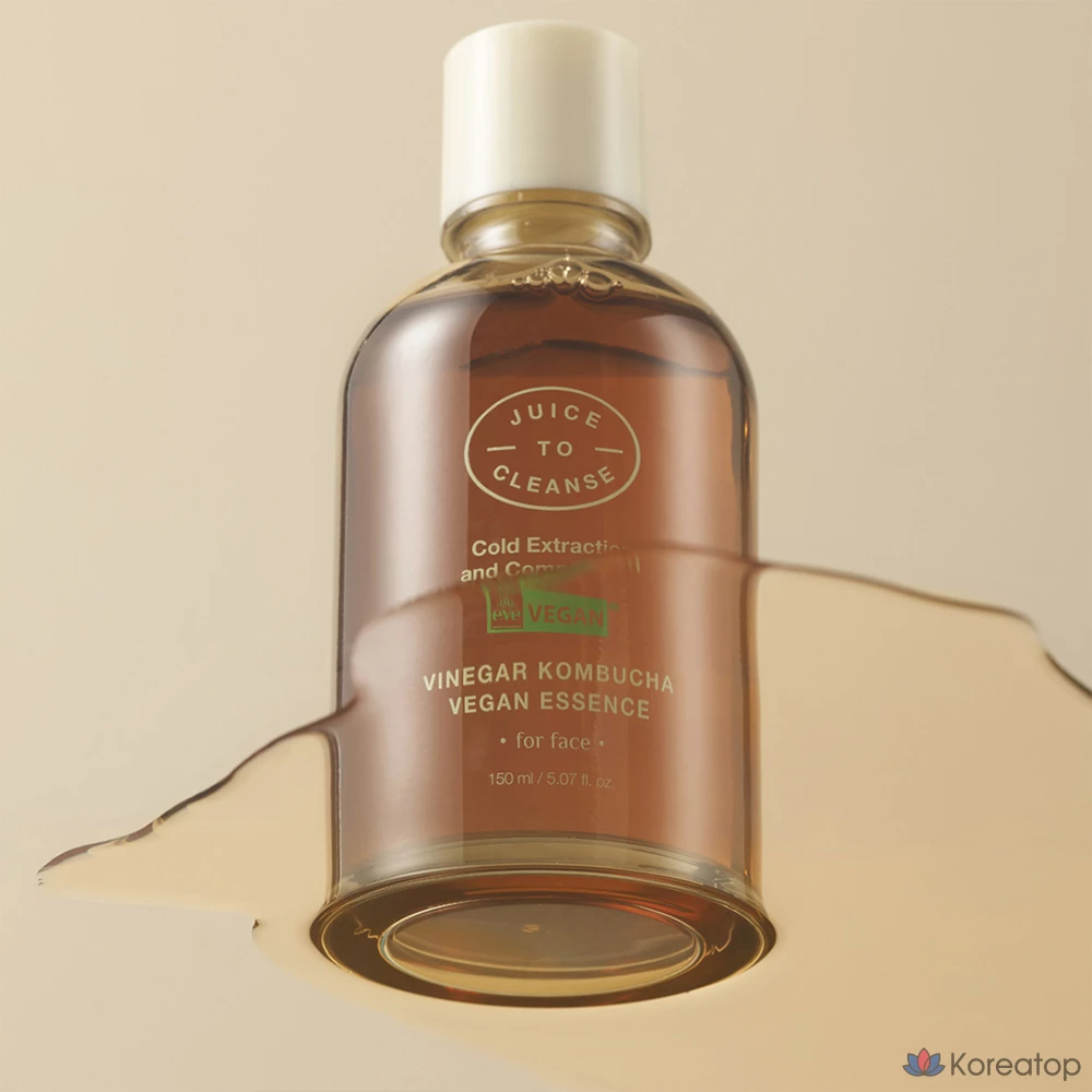 Очищающий сок на основе уксуса и комбучи, веганская эссенция, 1 шт., 150 мл