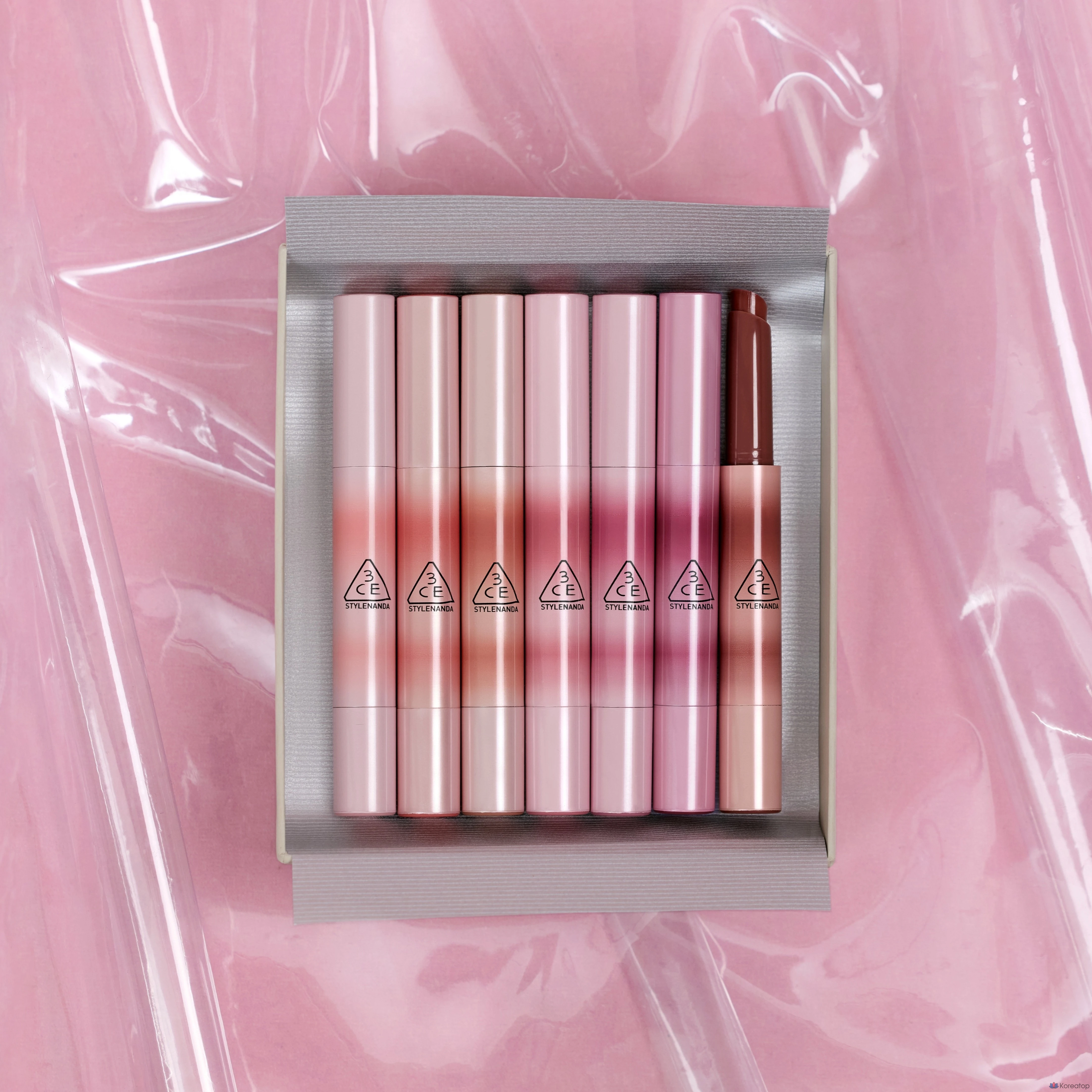 Губная помада 3CE Shine Reflector Lipstick, оттенок Opal Shower, 1 шт., фото 7