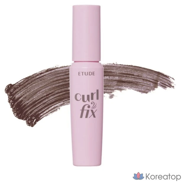 Тушь для ресниц Etude House NEW Curl Fix Mascara 8 г, оттенок 05, сиренево-коричневый, 1 шт.