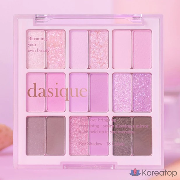 Тени для век Dasique Shadow Palette 18 Berry Smoothie, 7 г, 1 шт.