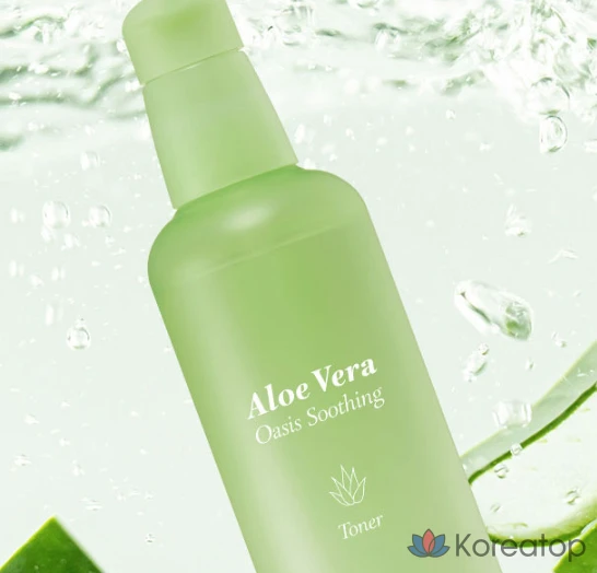 Успокаивающий тоник Deoproce Aloe Vera Oasis, 150 мл, 1 шт.