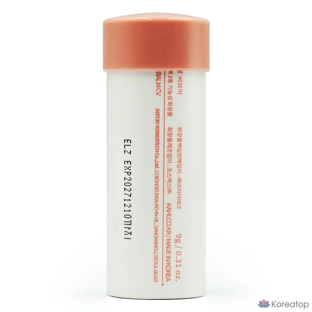 Kahi Multi-Balm CV Caviar Антивозрастной стик от морщин, 9 г, основной продукт + сменный блок, 1 комплект, 1 шт.