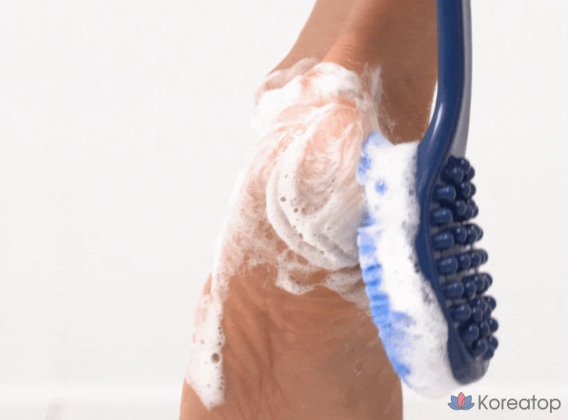 Универсальная щетка для тела Akei Derma+ Homme, темно-синяя, 1 шт., 3 шт., фото 4