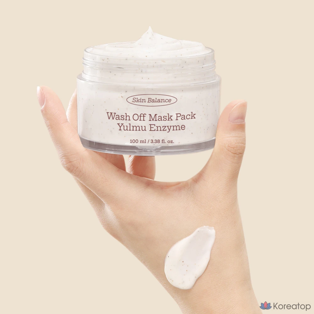 Смываемые энзимные маски для лица Ariel Skin Balance Yulmu, 100 мл, 1 упаковка, 5 упаковок., фото 4