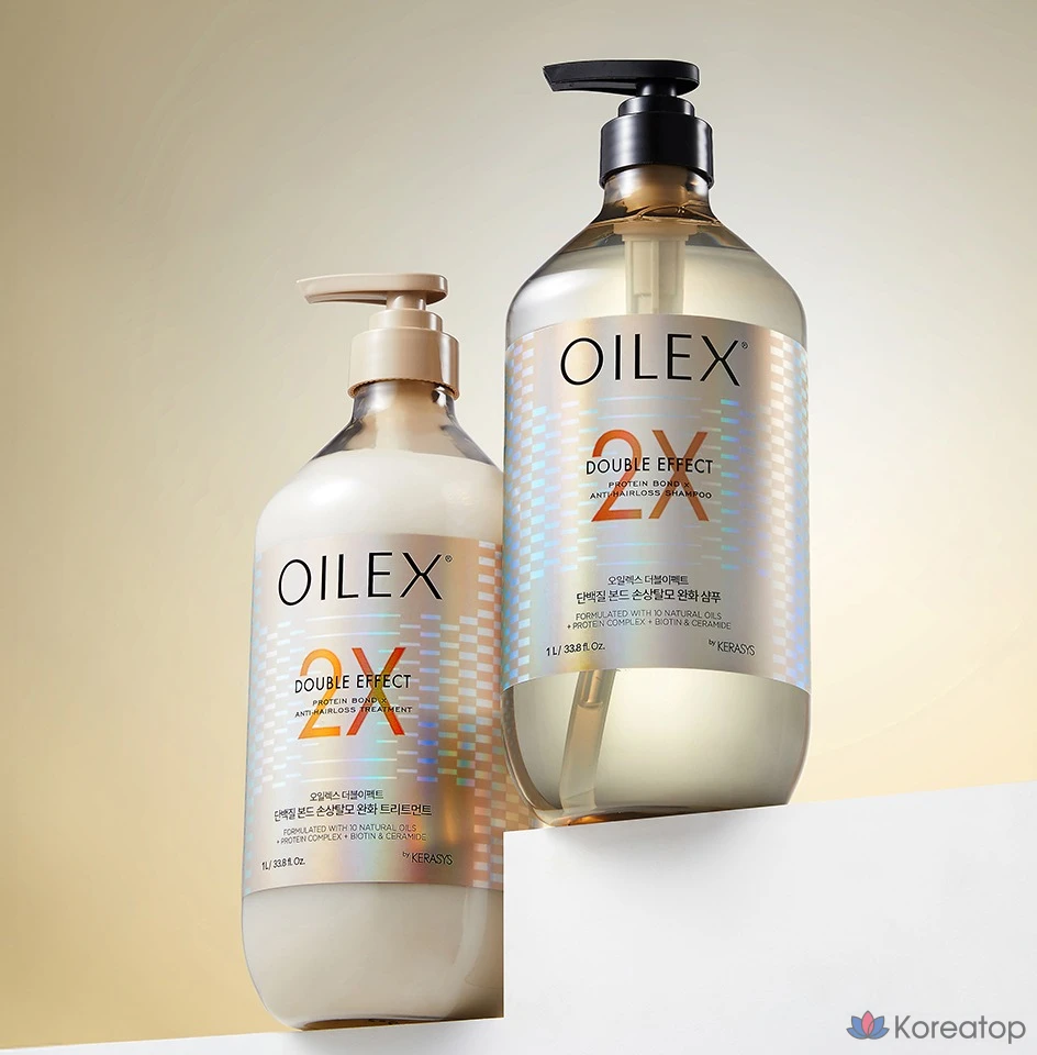 KeraSys Oilex Double Effect Damage Care Hair Loss Relief Protein Bond Treatment, 1 шт., 1 л