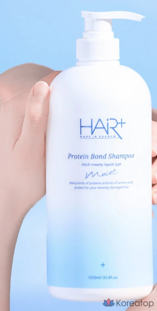 Увлажняющий шампунь Hair Plus Protein Bond с ароматом свежего цитрусового порошка, 1 л, 1 шт.
