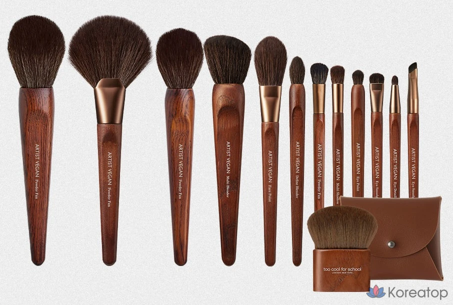 Кисть для растушевки Too cool for school Artist Vegan Define Blender Brush, разные цвета, 1 шт.