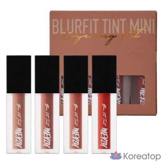 Набор из 4 мини-тинтов для лица MERZY Blurfit Mini Layering Tint, 1,5 г, 1 шт.