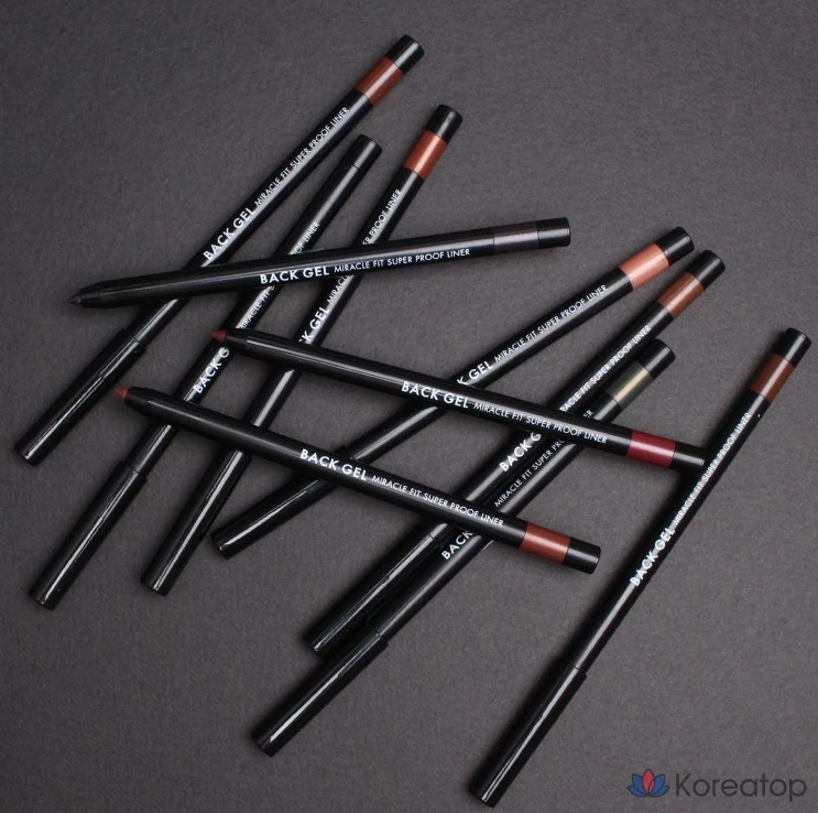 Карандаш для глаз Tony Moly Back Gel Miracle Fit Superproof Pencil Liner, 0.5g, цвет 01, насыщенный черный, 1 шт., фото 5