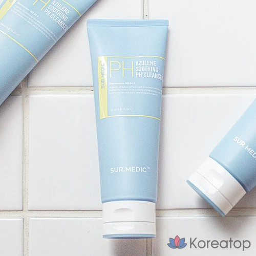 Очищающее средство SUR.MEDIC+ Azulene с мягкой кислотой, 150 мл, 1 шт.