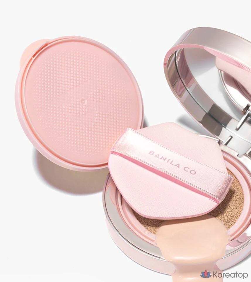 Тональный крем Vanillaco Essence Skin Pink Cushion Foundation, 12 г, № 21 Rose, 1 шт.