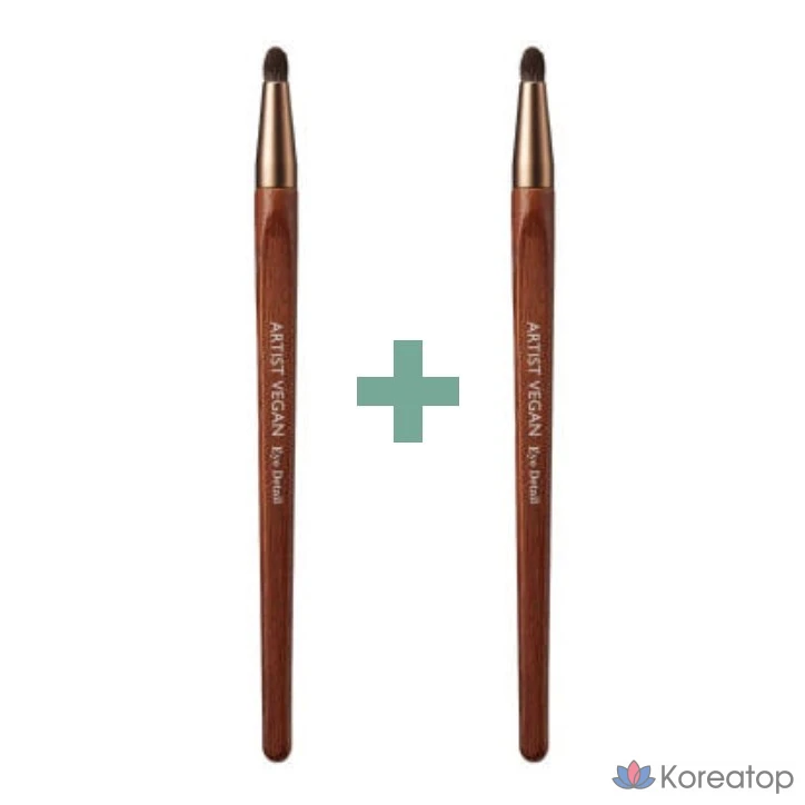 Кисти для макияжа глаз Too Cool For School Artist Vegan Eye Point Brush, двойной набор, 1 шт.
