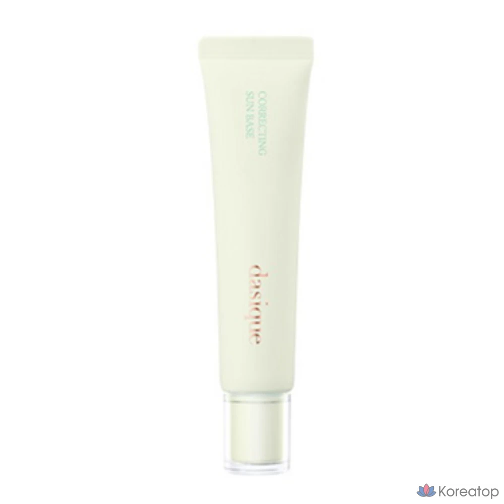 Солнцезащитная корректирующая база Dasique Correcting Sun Base, 30 мл, 02 Cica Green/Redness Cover, 1 шт.