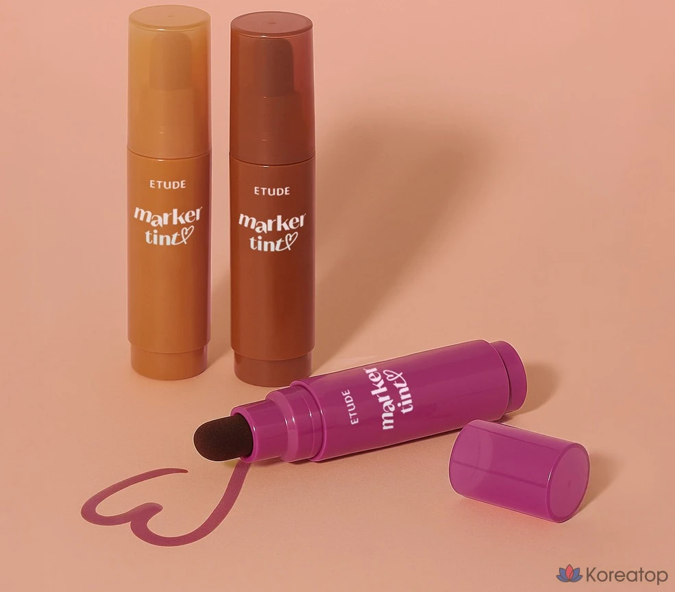 Маркеры Etude House Dear Darling, оттенок мокко, 12 шт., фото 3