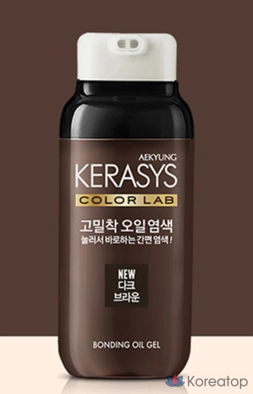 Краска для волос KeraSys High-Adhesion Oil, темно-коричневая, 1 шт.