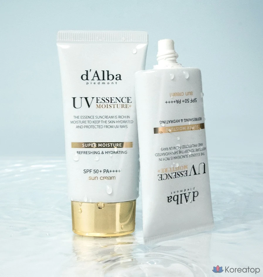 Увлажняющая эссенция-солнцезащитный крем D'alba Super Moisture Essence SPF50+ PA++++, 1 шт.