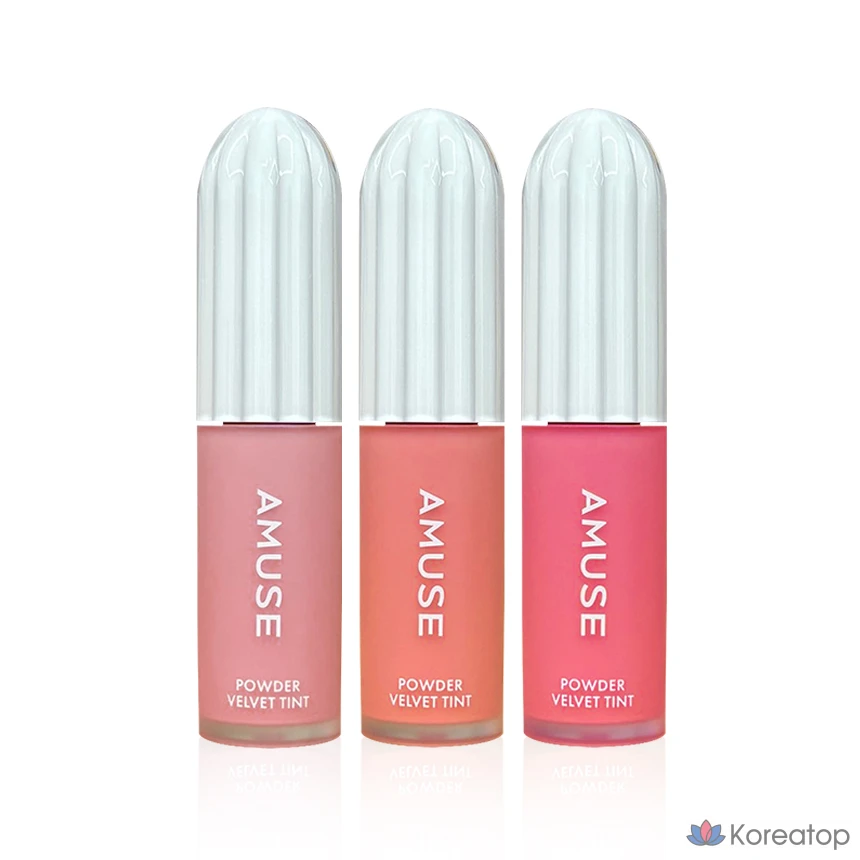 Тинт для губ AMUSE Powder Velvet Tint, оттенок 04 Pink Powder, 1 шт.