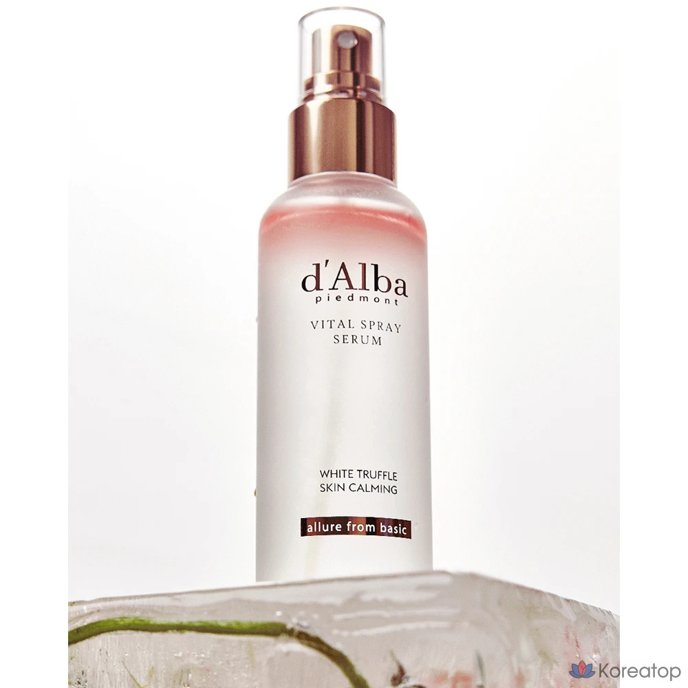Набор из 2 спреев-сыворотки D'alba White Truffle Vital Spray Serum 100 мл и геля для умывания с мягкой кислотностью 15 мл, 1 шт.