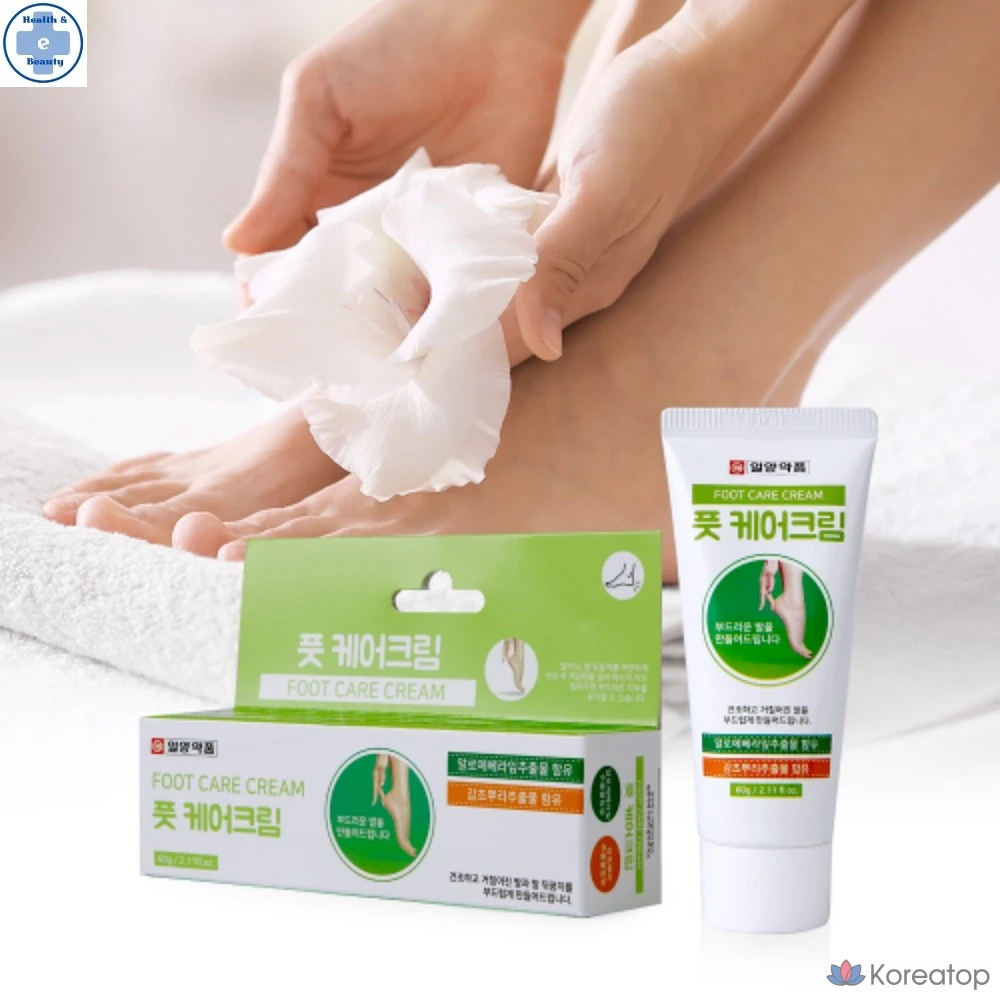 Крем для ухода за ногами Il-Yang Pharmaceutical с алоэ вера и экстрактом корня солодки для смягчения сухих стоп, 1 шт., 1 упаковка