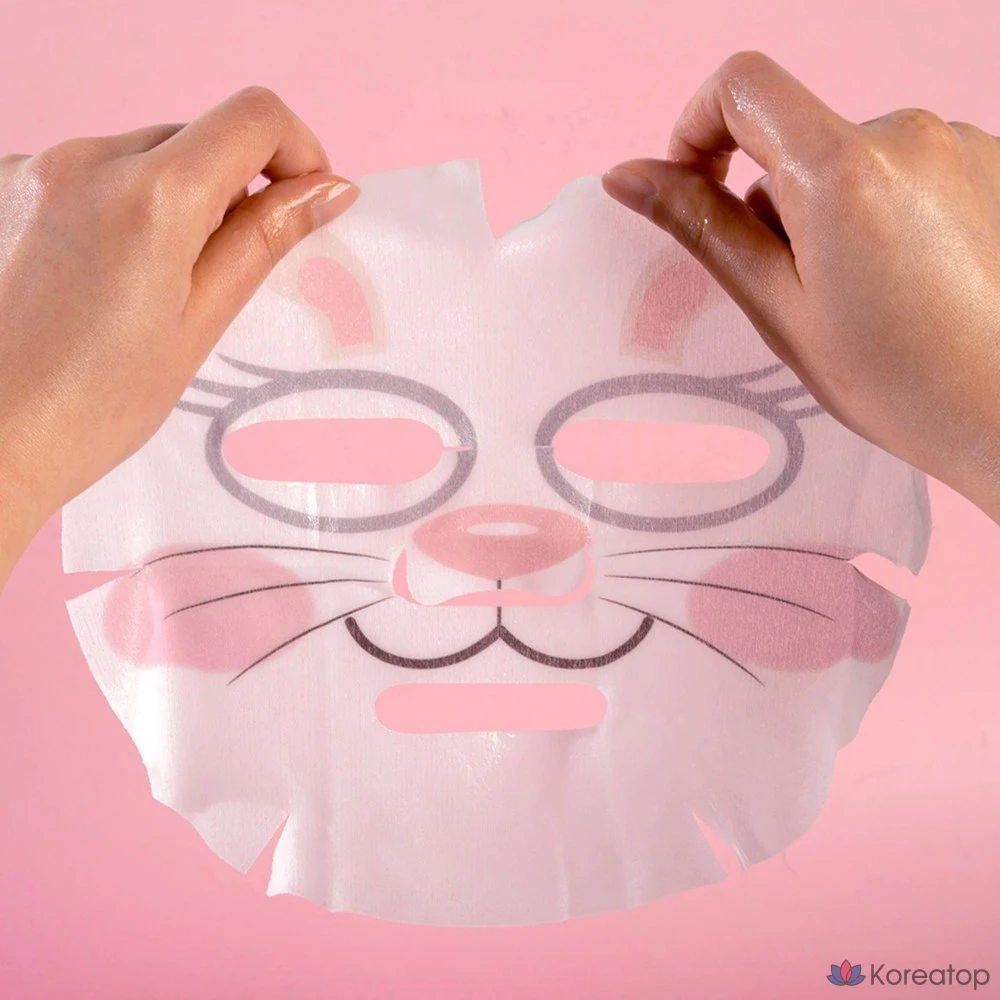 Тканевая маска для лица Epielle New Animal Character Mask, набор 6 шт.