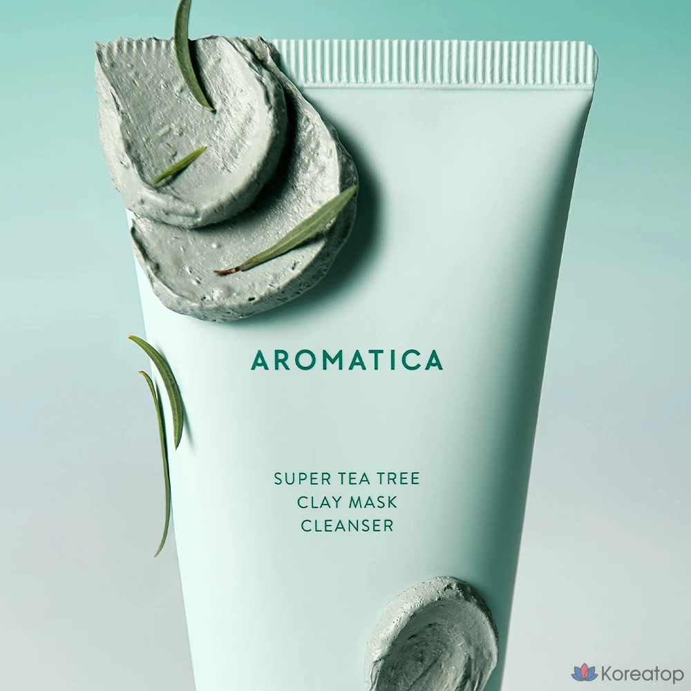 Очищающая маска с маслом чайного дерева Aromatica Super Tea Tree, 150 мл, 5 штук., фото 4
