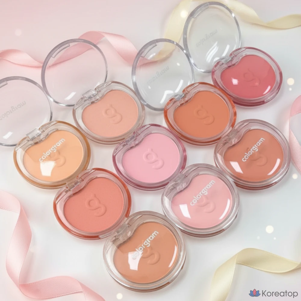 Румяна Colorgram Tintori Cotton Blusher, 1 шт., 02 Dorandohwa, фото 2