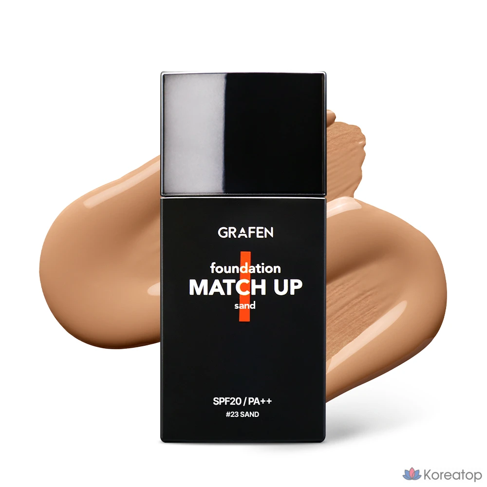 Тональный крем GRAFEN Match Up Foundation, 40 мл, оттенок 23 Sand, 1 шт.