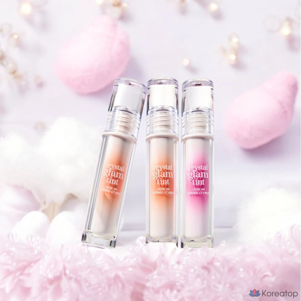 Clio Crystal Glam Tint Honey Glow, 005 Свежая вишня, 3,2 г, 1 шт., фото 3