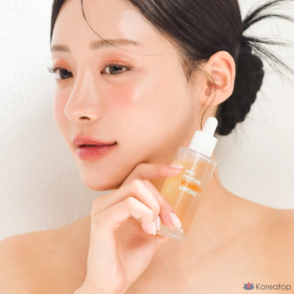 Сыворотка Dermashare Medi Propolis 74% Vitamin E Serum Cica Hyaluronic Acid Collagen Peptide для отбеливания кожи, борьбы с морщинами и укрепления кожного барьера, высокоувлажняющая, ампула 50 мл, 1 шт., фото 4