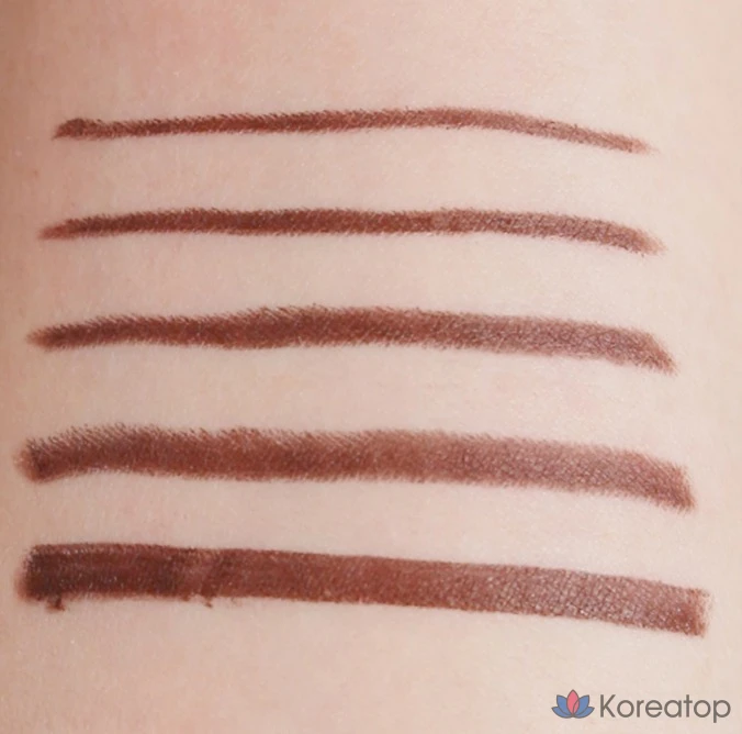 Подводка для глаз Unleashia Easy Glide Flat Eyeliner, 0,15 г, № 2, оттенок Mood Brown, 1 шт.