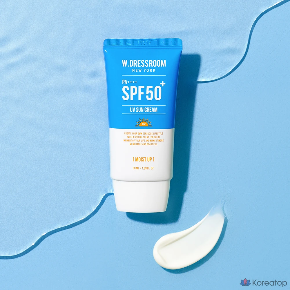 Увлажняющий солнцезащитный крем W.Dressroom SPF50+ PA++++, 50 мл, 1 шт.