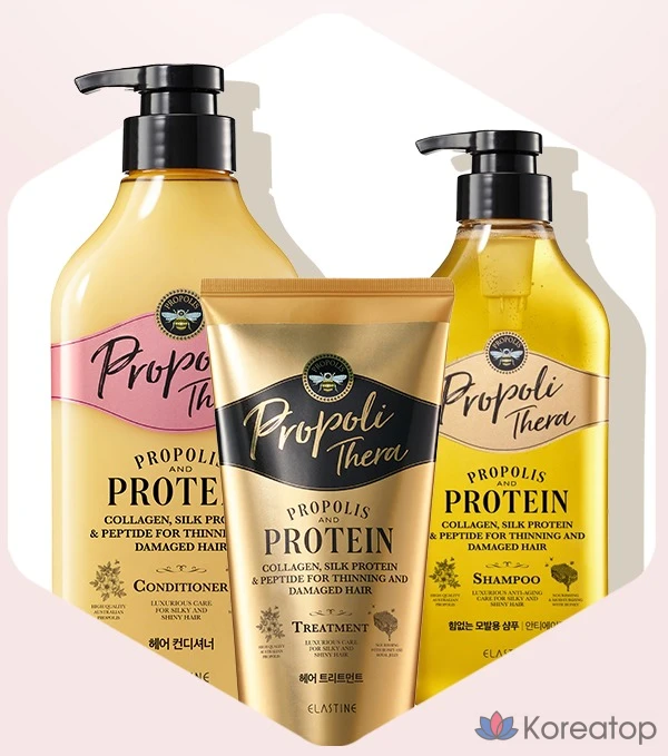 Средство для ухода за поврежденными волосами Elastine Propolis, 300 мл, 1 шт.