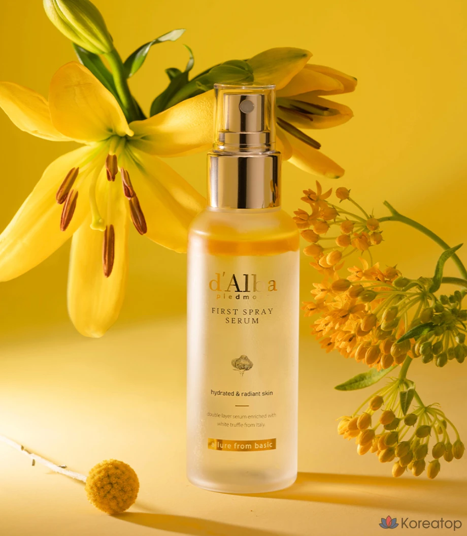 Сыворотка-спрей D'alba White Truffle First Spray Serum 100 мл (2 шт.), Гель-очиститель с мягкой кислотностью 3 мл (5 шт.), 1 шт.