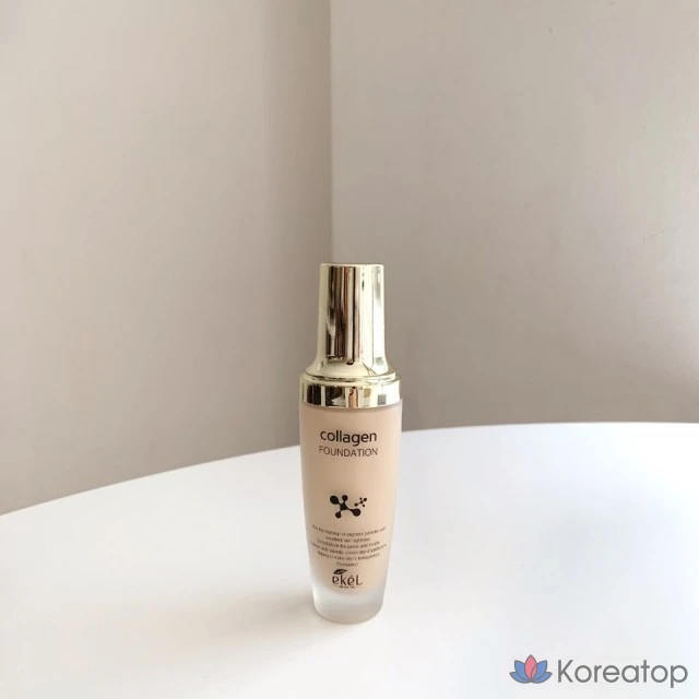 Ekel Collagen Foundation 50мл, Натуральный Бежевый №23, 1 шт., фото 2