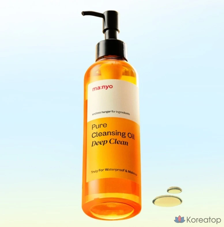 Очищающее масло Manyo Factory Pure для глубокого очищения, 250 мл + 55 мл, набор из 2 предметов, 1 комплект