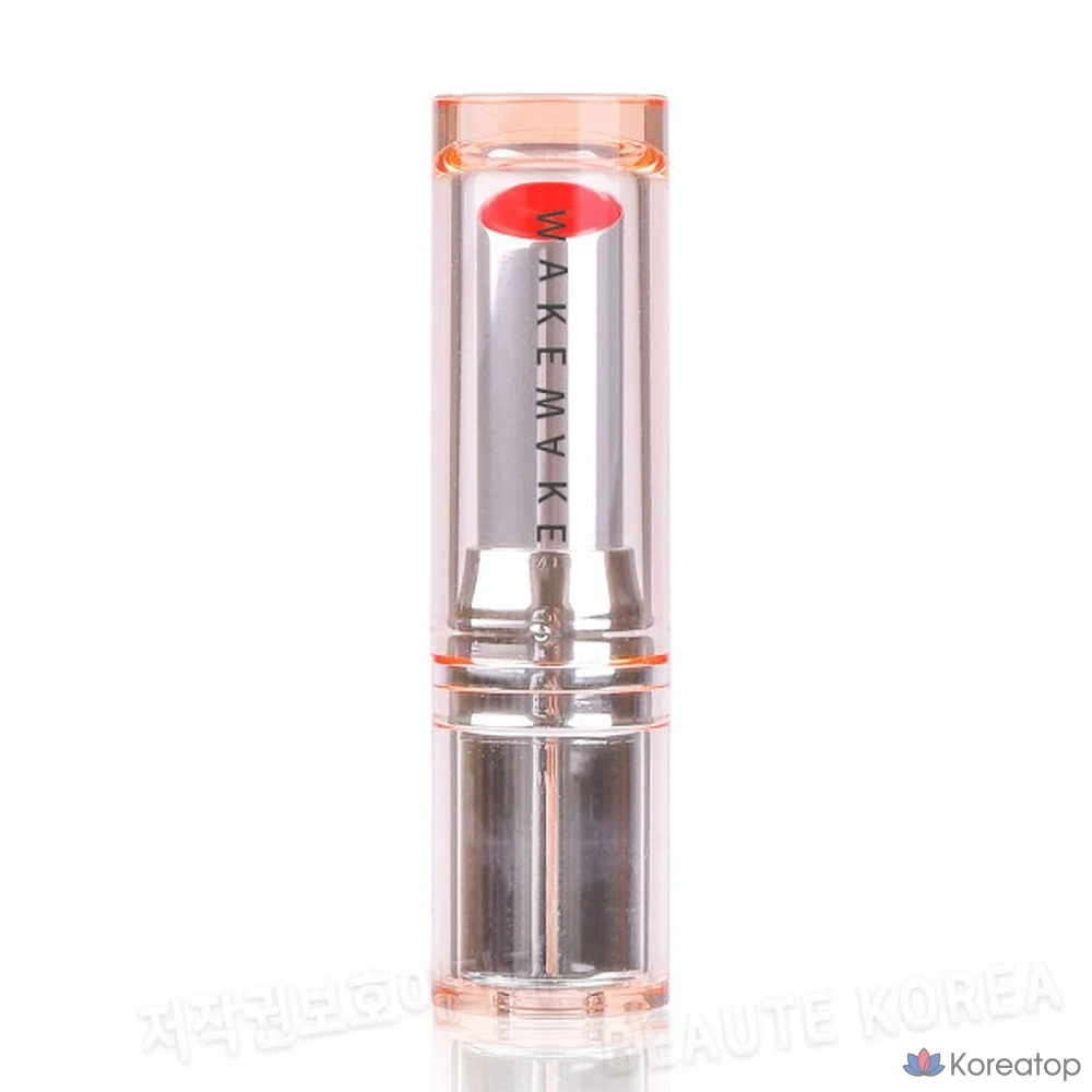 Увлажняющий бальзам для губ WAKEMAKE Vitamin Moisture Tint, высокочистый, стойкий, увлажняющий, сияющий красный, 3,4 г, 1 шт.