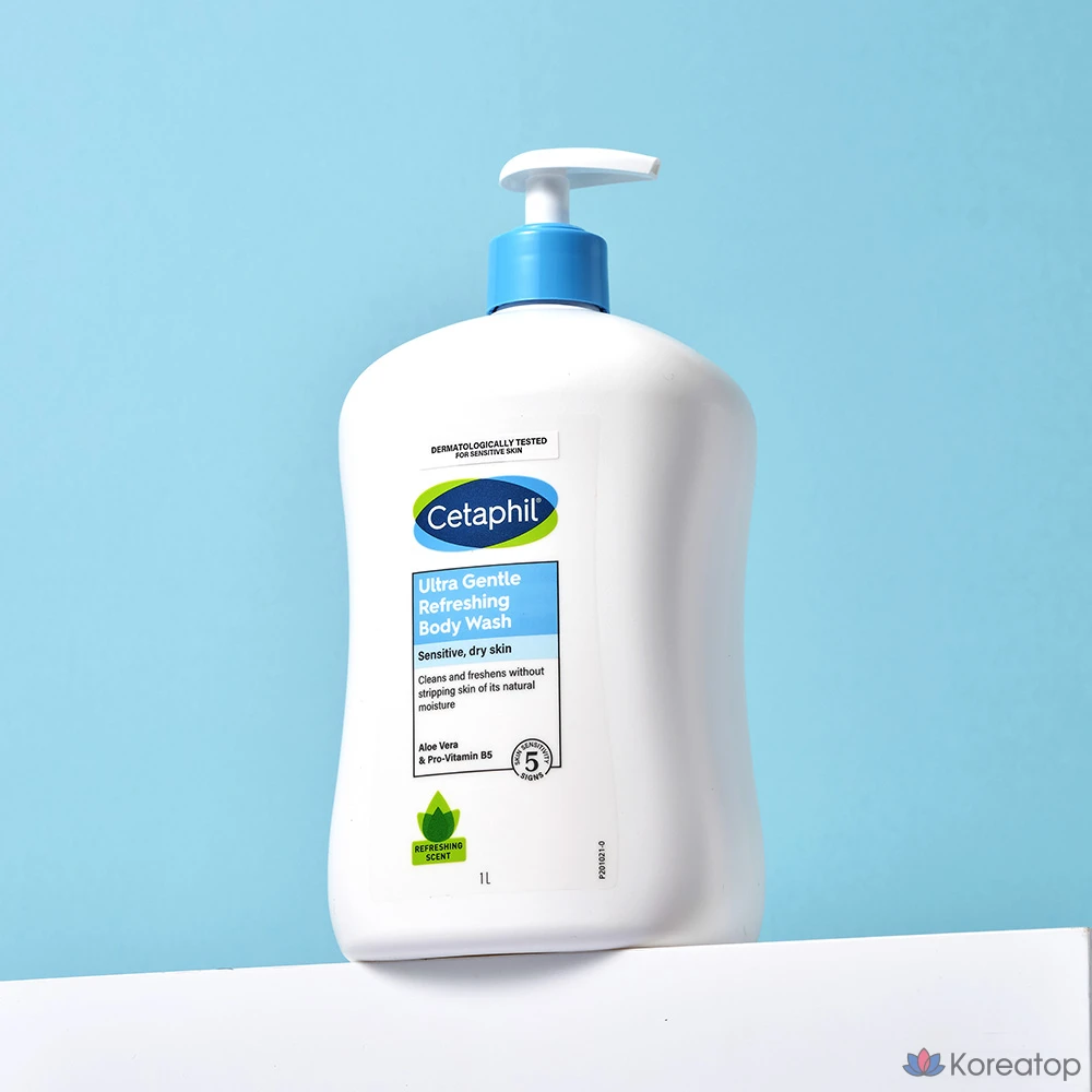 Освежающий гель для душа Cetaphil Ultra Gentle, 1 л, 1 шт., фото 4
