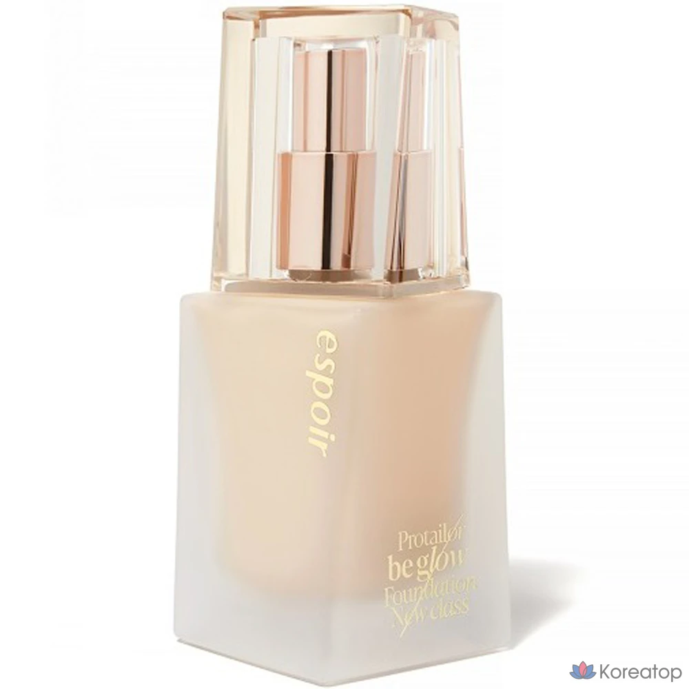 Тональный крем Espoir Pro Tailor Be Glow Foundation New Class SPF27 PA++ 30 г, цвет ваниль, 1 шт.