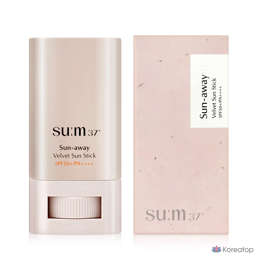 Солнцезащитный стик Sun Away Velvet Sun Stick для сужения пор. Увлажняющий солнцезащитный крем.