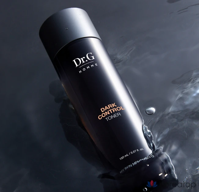 Набор Dr.G Homme Dark Control: тоник для лица 150 мл + лосьон 150 мл + очищающая пенка 70 мл, 1 комплект.