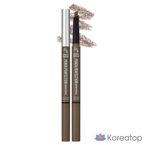 Карандаш для бровей Holika Holika Wonder Drawing Penta Perfection 0,3 г, цвет 03 пепельно-коричневый, 1 шт.