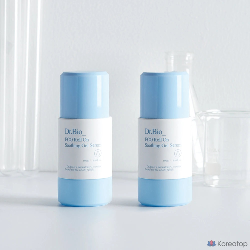 Успокаивающий гель-сыворотка Dr. Bio Eco Roll-On, 50 мл, набор из 2 флаконов (2 шт.), фото 3