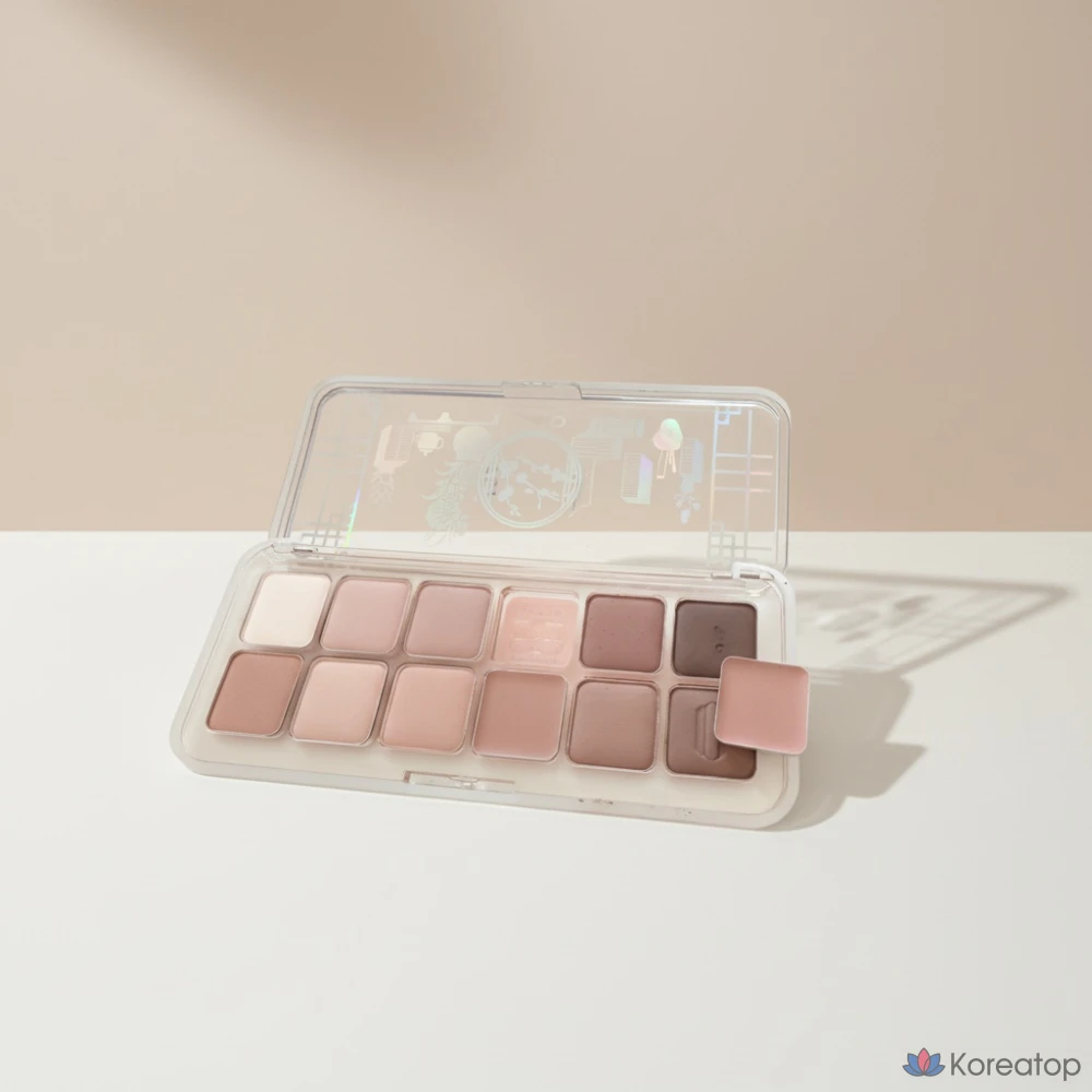 Палетка теней для век Clio Pro Eye Palette Air, оттенок Daily Clio Eye Shadow, 07 Lavender, 1 шт., фото 3