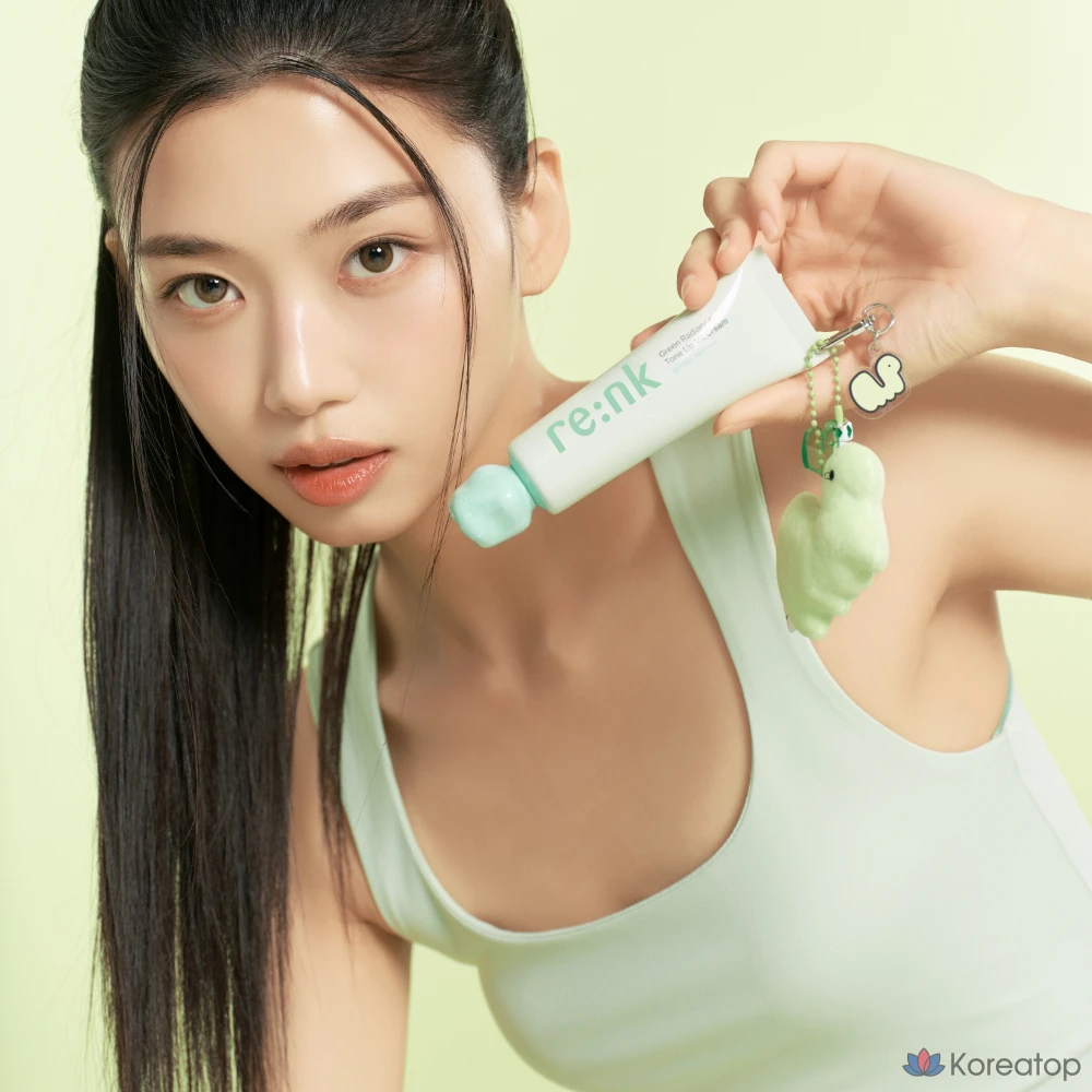 Осветляющий крем Re:Nk Radiance Tone Up SPF50+ PA++++, зеленый, 50 мл, 1 шт., фото 4