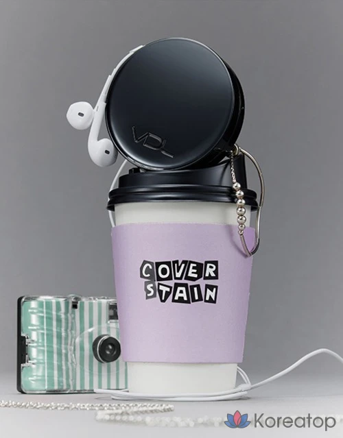 Средство для выравнивания тона кожи VDL Cover Stain Perfecting Cushion, 13 г, V03, 1 шт., фото 4