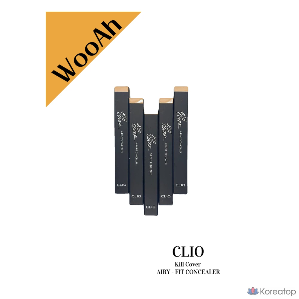 Консилер Clio Kill Cover Airy Fit, 3 г, оттенок №4 «Имбирь», 1 шт.