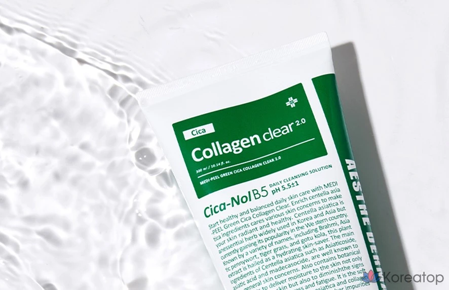 Гидрофильное масло Medi-Peel Green Cica Collagen Clear Gel Cleanser 2.0, 300 мл, 1 шт., фото 4