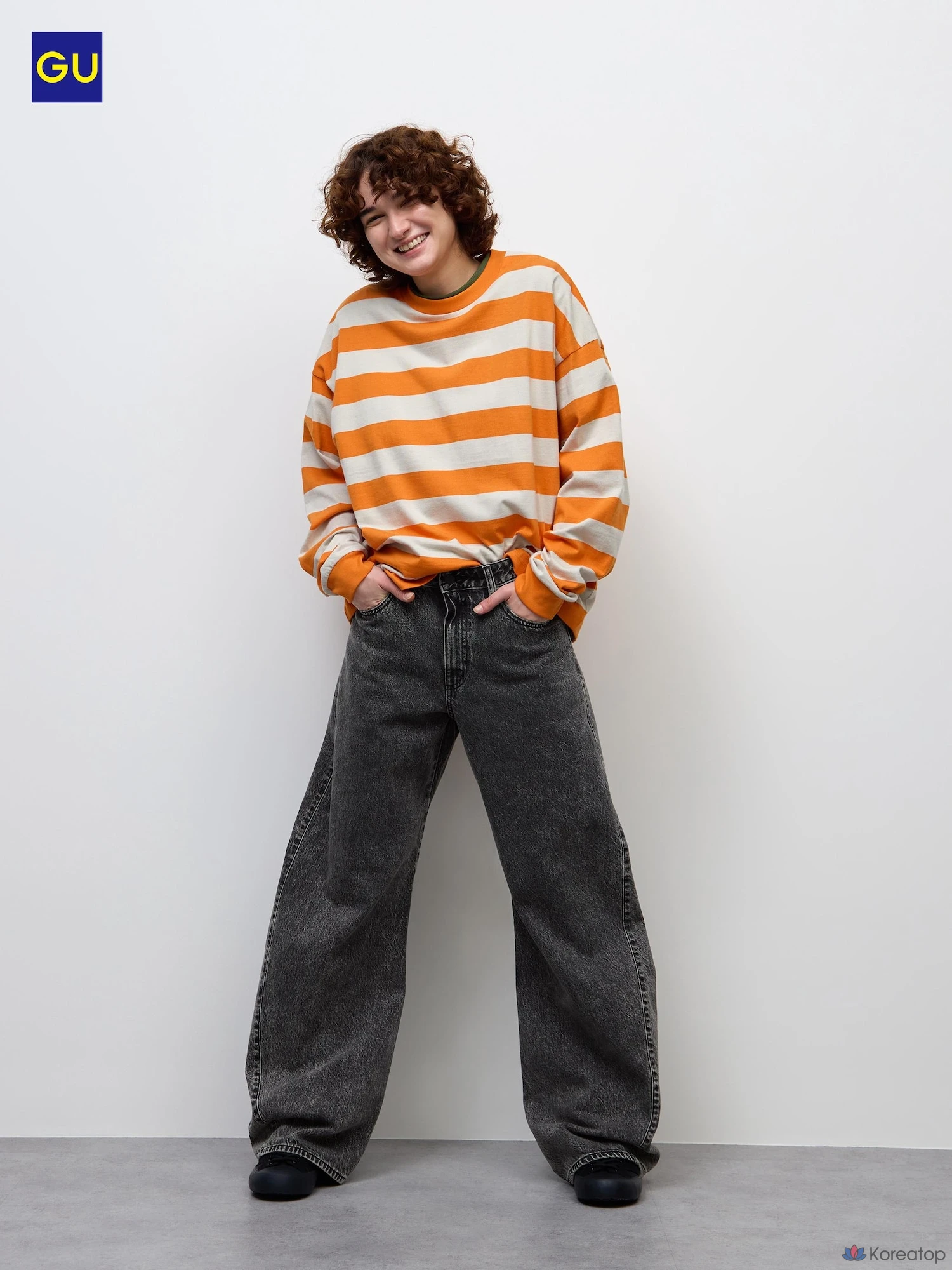 Джинсы Uniqlo 3D Barrel Jeans, длина 80.5 см